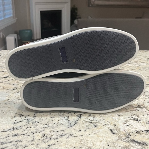 TOMMY HILFIGER Men’s 9 11 Gray Linen Stretch Carlid Round Toe Slip On Sneakers main image 8